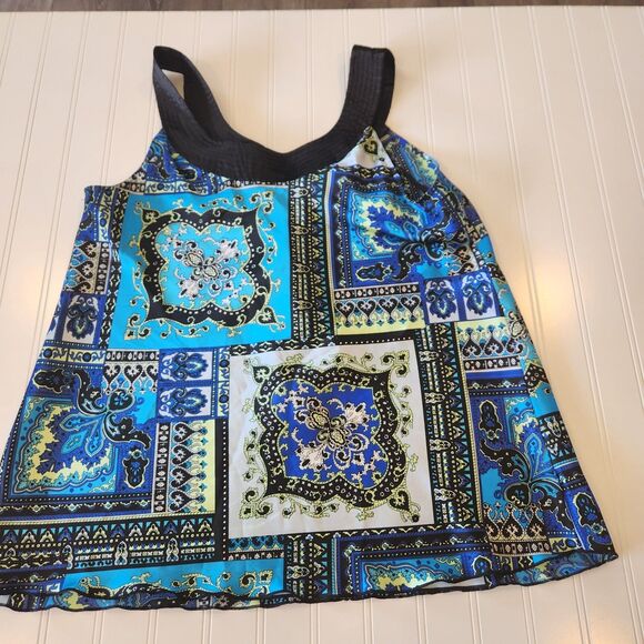 I.N. Studio Large Sleeveless Blue Blouse 27.7437 - Picture 7 of 9